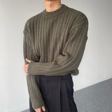 Tryess- Casual Round Neck Sweater