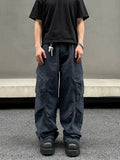 Tryess- Casual Wide-Leg Cargo Pants