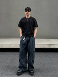 Tryess- Casual Wide-Leg Cargo Pants