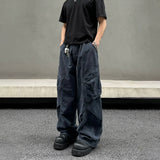 Tryess- Casual Wide-Leg Cargo Pants