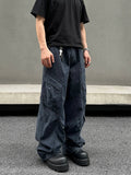 Tryess- Casual Wide-Leg Cargo Pants