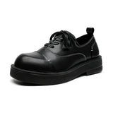 Tryess- Chungmuro Contrast Stitch Shoes