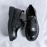 Tryess- Chungmuro Contrast Stitch Shoes