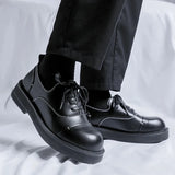 Tryess- Chungmuro Contrast Stitch Shoes