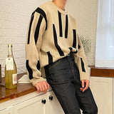 Tryess- Colorblock Knit Sweater