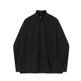 Tryess- Cotton Turtleneck Bottoming Shirt