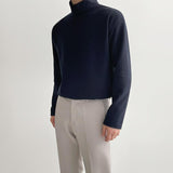 Tryess- Cotton Turtleneck Bottoming Shirt