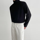 Tryess- Cotton Turtleneck Bottoming Shirt