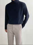 Tryess- Cotton Turtleneck Bottoming Shirt