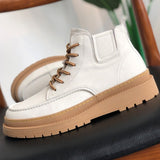 Tryess- Daechi Gum Sole Lace Up Boots