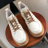 Tryess- Daechi Gum Sole Lace Up Boots