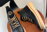 Tryess- Daechi Gum Sole Lace Up Boots