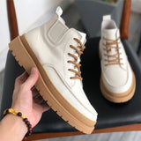 Tryess- Daechi Gum Sole Lace Up Boots