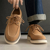 Tryess- Dobong Handmade Suede Apron Toe Shoes