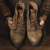 Tryess- Dobong Suede Lace-up Boots