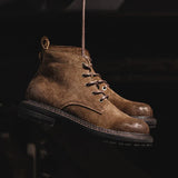 Tryess- Dobong Suede Lace-up Boots