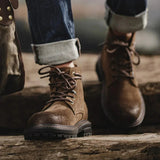 Tryess- Dobong Suede Lace-up Boots