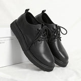 Tryess- Donam Flat Sole Derby Shoes