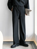 Tryess- Drawstring Casual Pants