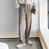 Tryess- Drawstring Casual Pants