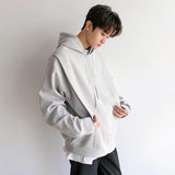 Tryess- Drawstring Hooded Sweatshirt