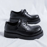 Tryess- Dupo Metal Badge Derby Shoes