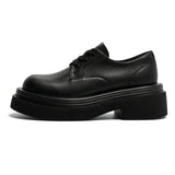 Tryess- Chungmuro Flatform Lace-up Derby Shoes