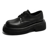 Tryess- Chungmuro Flatform Lace-up Derby Shoes