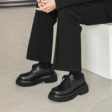 Tryess- Chungmuro Flatform Lace-up Derby Shoes