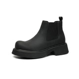 Tryess- Galhyeon Matte Black Chelsea Boots