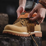 Tryess- Geumo Tan Workwear Boots