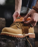 Tryess- Geumo Tan Workwear Boots