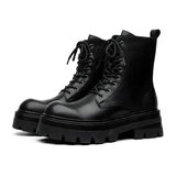 Tryess- Goam Extra Chunky Sole Lace-up Boots