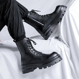 Tryess- Goam Extra Chunky Sole Lace-up Boots