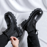 Tryess- Goam Extra Chunky Sole Lace-up Boots