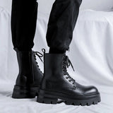 Tryess- Goam Extra Chunky Sole Lace-up Boots