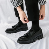 Tryess- Gwanak Faux Leather Tassel Loafers