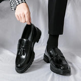 Tryess- Gwanak Faux Leather Tassel Loafers