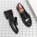 Tryess- Gwanak Faux Leather Tassel Loafers