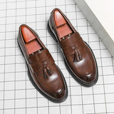 Tryess- Gwanak Faux Leather Tassel Loafers