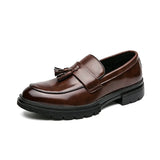 Tryess- Gwanak Faux Leather Tassel Loafers