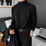 Tryess- Half Turtleneck Bottoming Shirt