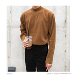 Tryess- Half Turtleneck Slim Fit Sweater