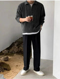 Tryess- Half-Zip Cable Knit Sweater