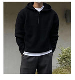 Tryess- Half Zip Hooded Sweater