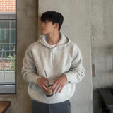 Tryess- Half Zip Hooded Sweater