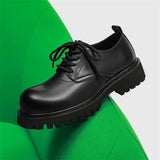 Tryess- Hancheon Extra Round Toe Derby Shoes