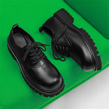 Tryess- Hancheon Extra Round Toe Derby Shoes