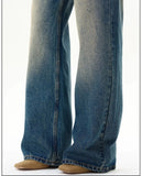 Tryess- High Waist Wide-Leg Jeans