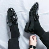 Tryess- Janggi Croc Patent Tassel Loafers